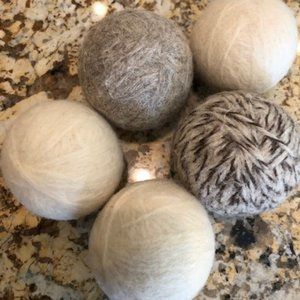 Five Round Dryer Balls